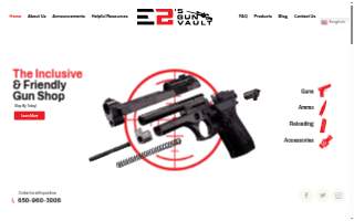 Bay Area Gun Vault website