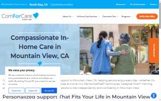 ComForCare Home Care South Bay website