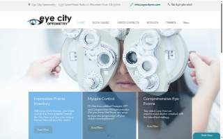 Eye City Optometry website