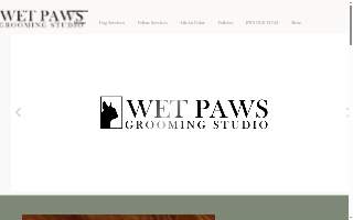 Wet Paws Grooming Studio of East Palo Alto website