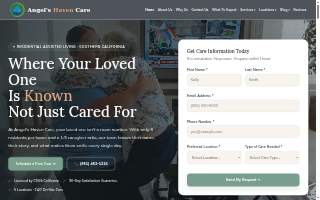 Angels Haven Care - Murrieta website