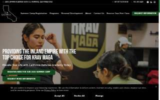 California Defense Academy website