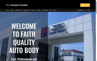 Faith Quality Auto Body website