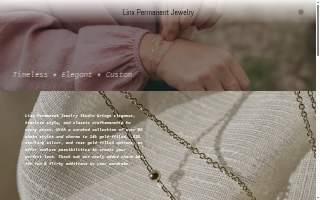Linx Permanent Jewelry website