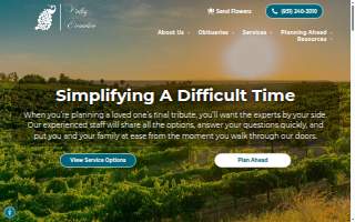 Valley Cremation Service website
