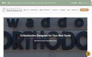 Waddoups Orthodontics of Murrieta website