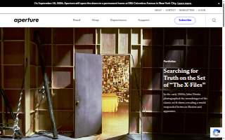 Aperture Media + Design website