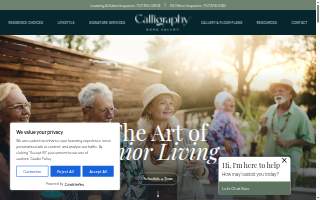 Calligraphy Napa Valley website