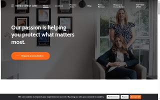 Hayes Family Law website