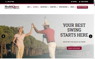 Healthquest Fitness Center website