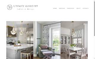 Lindsey Albrecht Design of Napa website