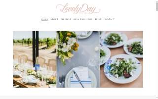 Lovely Day Events website