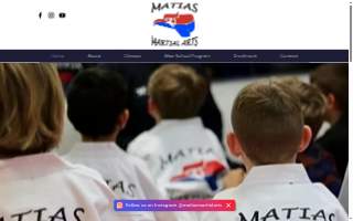 Matias Martial Arts LLC website