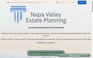 Napa Valley Estate Planning website