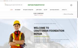 Craftsman Foundation Repair of National City website