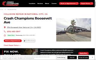 Crash Champions Collision Repair Roosevelt Ave website