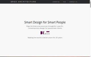 Ergo Architecture website