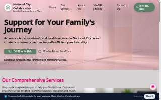 National City Collaborative and Family Resource Center website