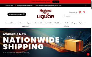 National City Liquor website