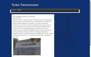Turbos Transmission website