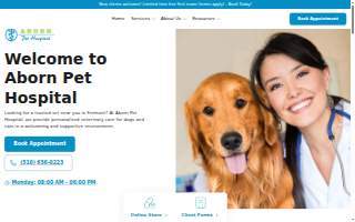 Aborn Pet Hospital of Fremont website