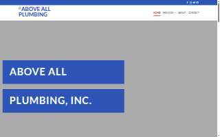 Above All Plumbing website