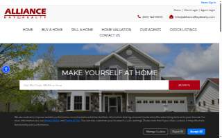 Alliance Bay Realty website