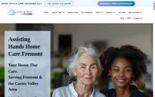 Assisting Hands Home Care Fremont website