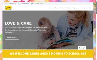 Happy Faces Day Care & Learning Center website