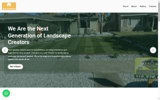 Jaime's Landscaping website