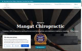 Mangat Chiropractic Fremont Chiropractor of Newark website