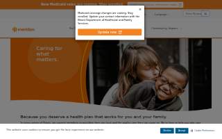 Meridian Home Health website
