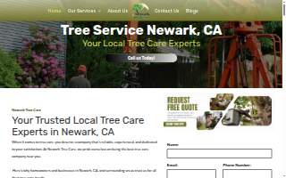 Newark Tree Care website