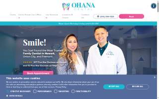 Ohana Dental website