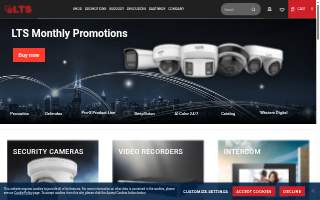 Security System Supplier website