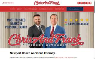 Chris and Frank Accident Attorneys website