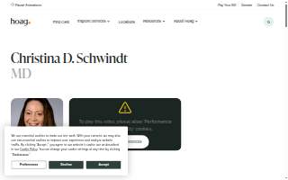 Christina D. Schwindt, MD website
