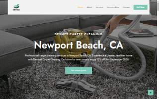 Desmet Carpet Cleaning website
