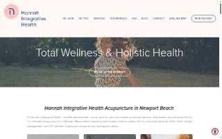Hannah Integrative Health website