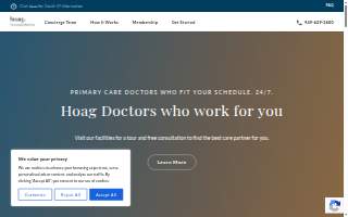 Hoag Concierge Medicine - Newport Beach website