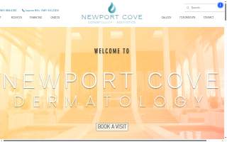 Newport Cove Dermatology + Aesthetics website