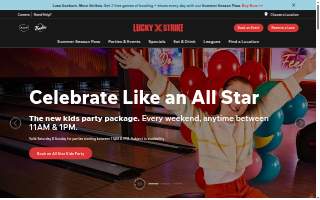 Lucky Strike Tysons Corner website