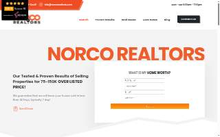 Norco Realtors website