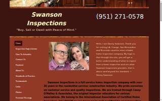 Swanson Inspections website