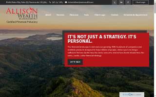 Allison Wealth Management of North Highlands website