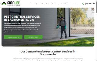 Good Life Pest Solutions of North Highlands website