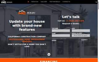 Muradu Construction website