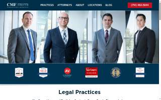 The Law Office of Cameron M. Fernandez website