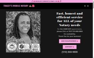 Tracey's "Mobile" Notary and Apostille website