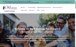 Watt Avenue Pet Hospital of North Highlands website